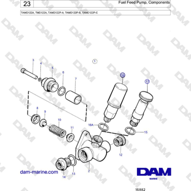 Volvo Penta TAMD122A,...