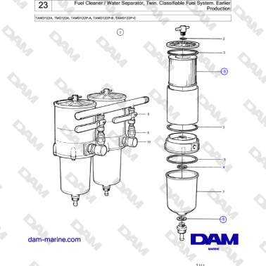 Volvo Penta TAMD122A,...
