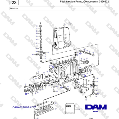 Volvo Penta TMD122A - Pompa...