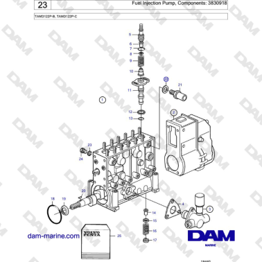 Volvo Penta TAMD122P-B,...