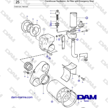 Volvo Penta TAMD122A,...