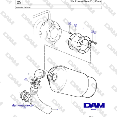 Volvo Penta TAMD122A,...