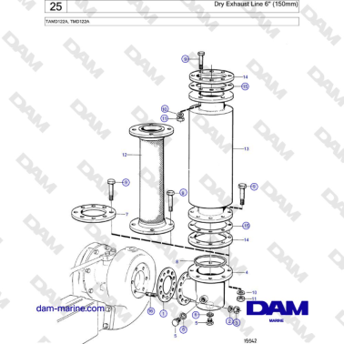 Volvo Penta TAMD122A,...