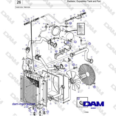 Volvo Penta TAMD122A,...