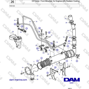 Volvo Penta TMD122A - Oil...