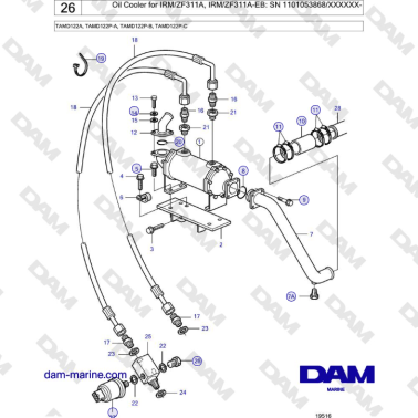 Volvo Penta TAMD122A,...