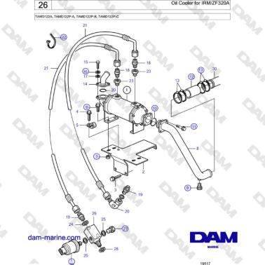 Volvo Penta TAMD122A,...