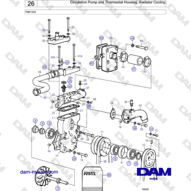 Volvo Penta TMD122A - Pompa...