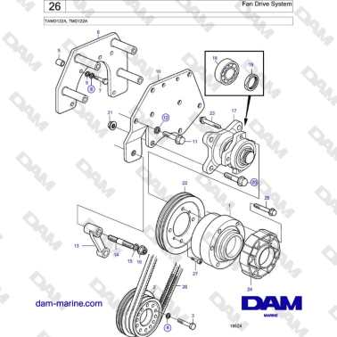 Volvo Penta TAMD122A,...