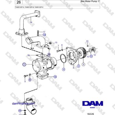 Volvo Penta TAMD122P-A,...