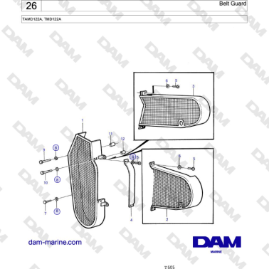 Volvo Penta TAMD122A,...