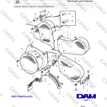 Volvo Penta TAMD122A,...