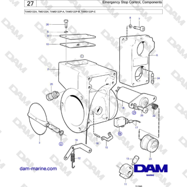 Volvo Penta TAMD122A,...