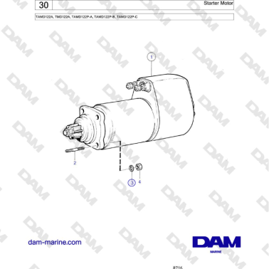 Volvo Penta TAMD122A,...