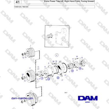 Volvo Penta TAMD122A,...