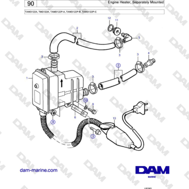 Volvo Penta TAMD122A,...
