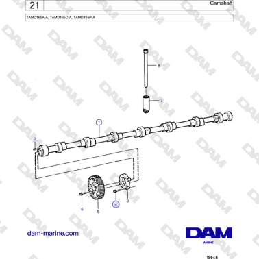 Volvo Penta TAMD165A-A,...