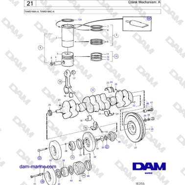 Volvo Penta TAMD165A-A,...