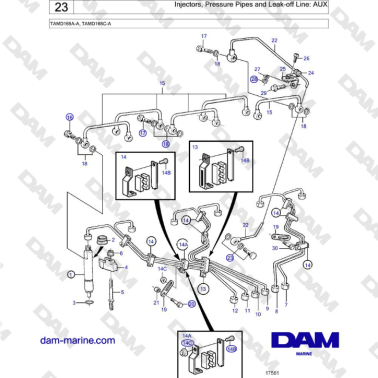 Volvo Penta TAMD165A-A,...