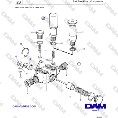 Volvo Penta TAMD165A-A,...