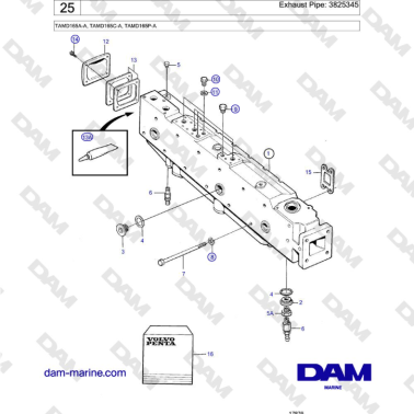 Volvo Penta TAMD165A-A,...