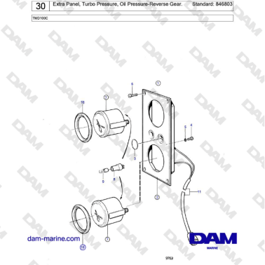 Volvo Penta TMD100C - Panel...