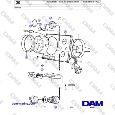 Volvo Penta TMD100C - Panel...