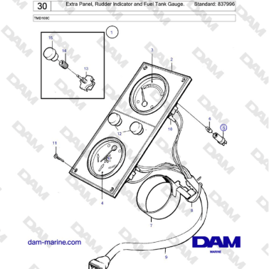 Volvo Penta TMD100C - Panel...