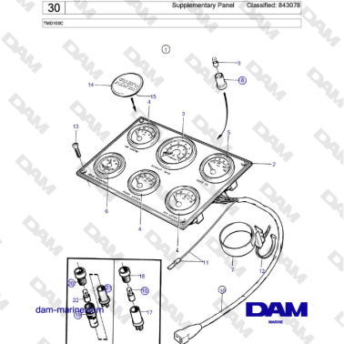 Volvo Penta TMD100C - Panel...
