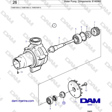 Volvo Penta TAMD165A-A,...