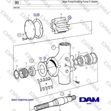 Volvo Penta TMD100C - Pompa...