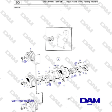 Volvo Penta TMD100C - Presa...