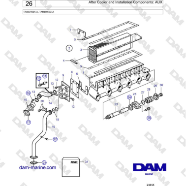 Volvo Penta TAMD165A-A,...