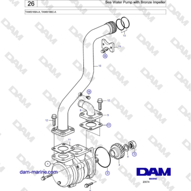 Volvo Penta TAMD165A-A,...