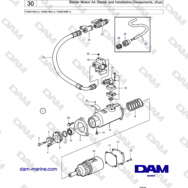 Volvo Penta TAMD165A-A,...