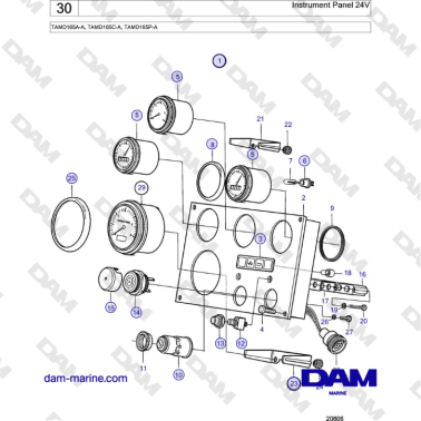 Volvo Penta TAMD165A-A,...