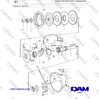 Volvo Penta TAMD165A-A,...