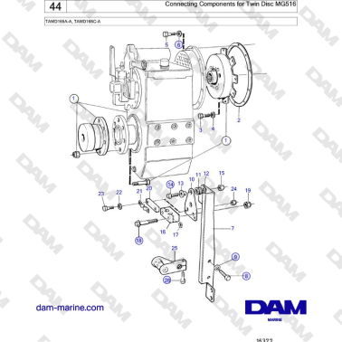 Volvo Penta TAMD165A-A,...