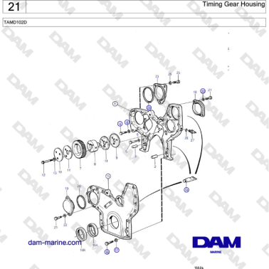 Volvo Penta TAMD102D - Caja...