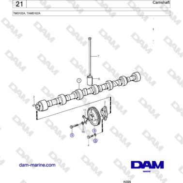 Volvo Penta TMD102A,...