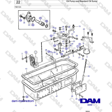 Volvo Penta TMD102A - Pompa...