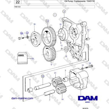Volvo Penta TMD102A - Bomba...