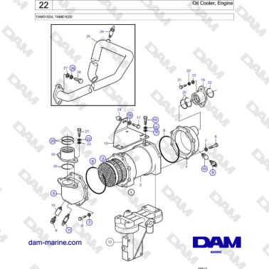 Volvo Penta TAMD102A,...