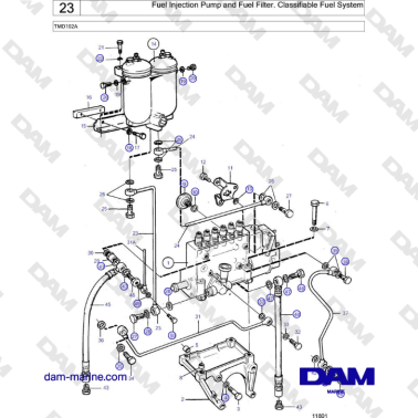 Volvo Penta TMD102A - Bomba...