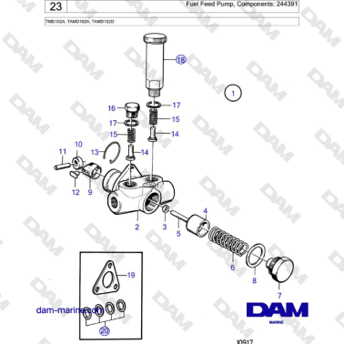 Volvo Penta TMD102A,...