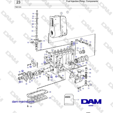 Volvo Penta TMD102A - Fuel...