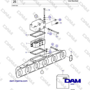 Volvo Penta TAMD102D -...