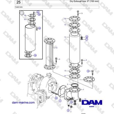 Volvo Penta TAMD102D -...