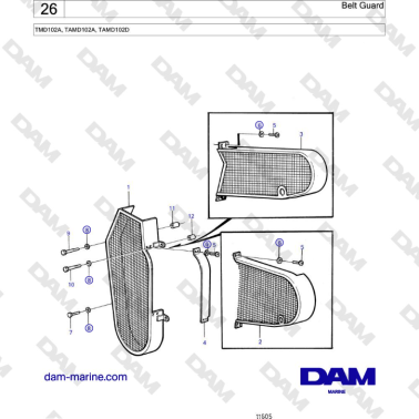 Volvo Penta TMD102A,...
