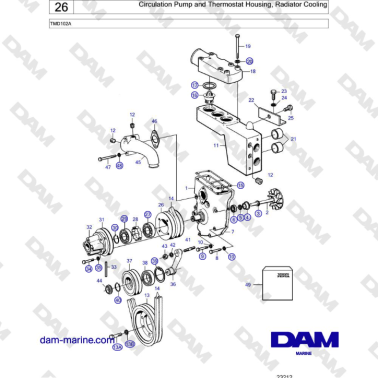 Volvo Penta TMD102A - Pompa...